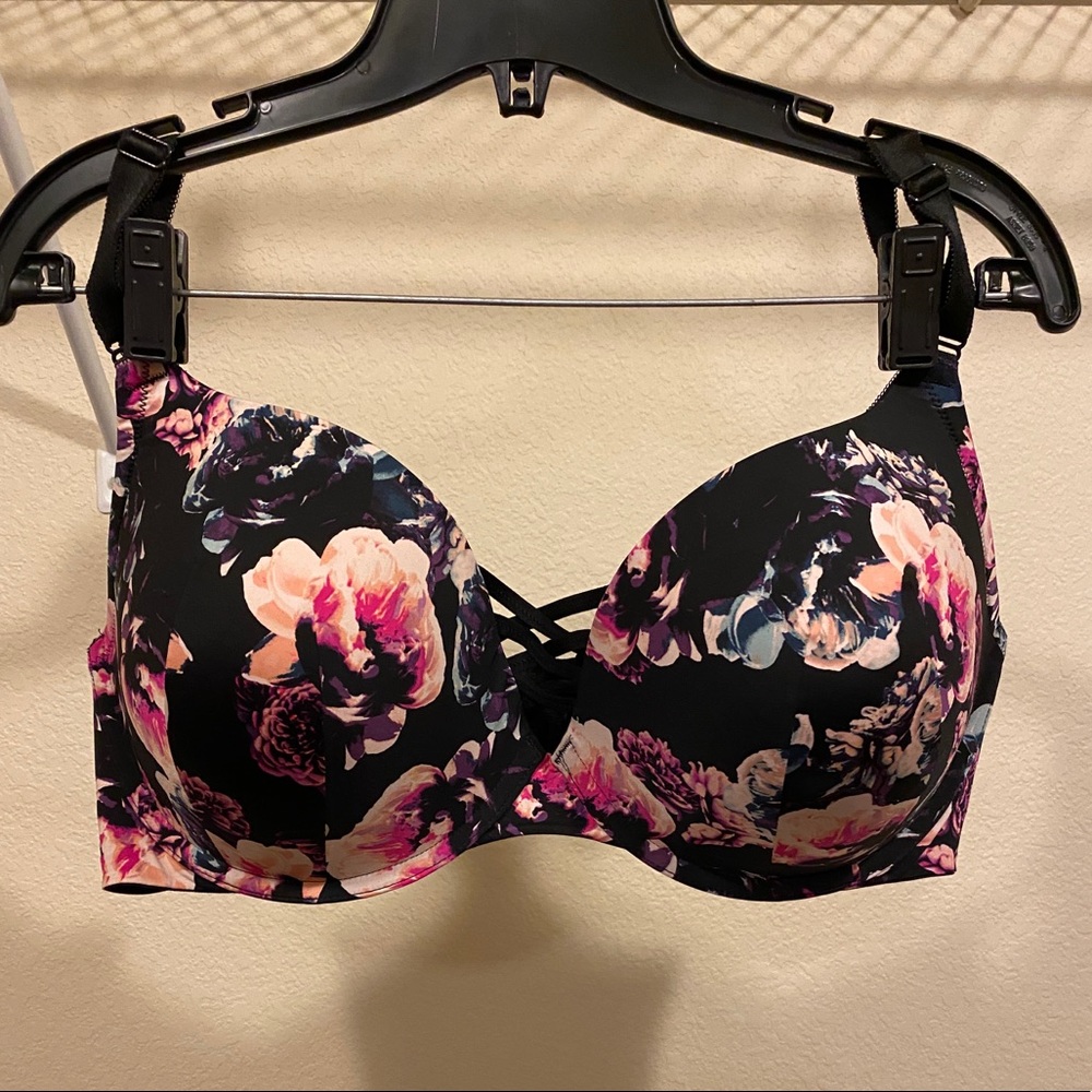 40DDD, floral push up bra